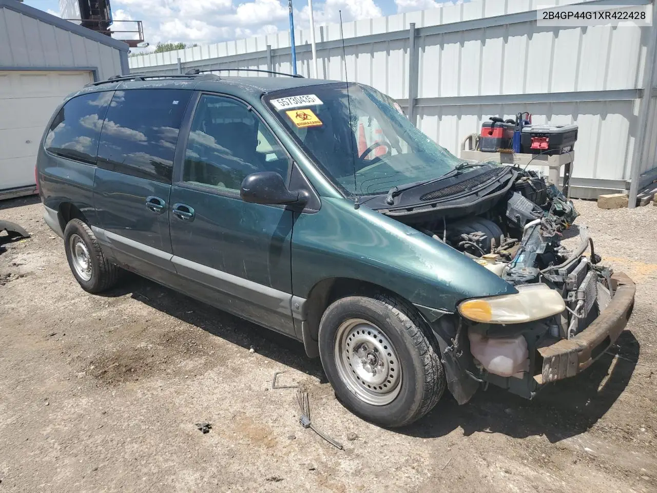 1999 Dodge Grand Caravan Se VIN: 2B4GP44G1XR422428 Lot: 55730435