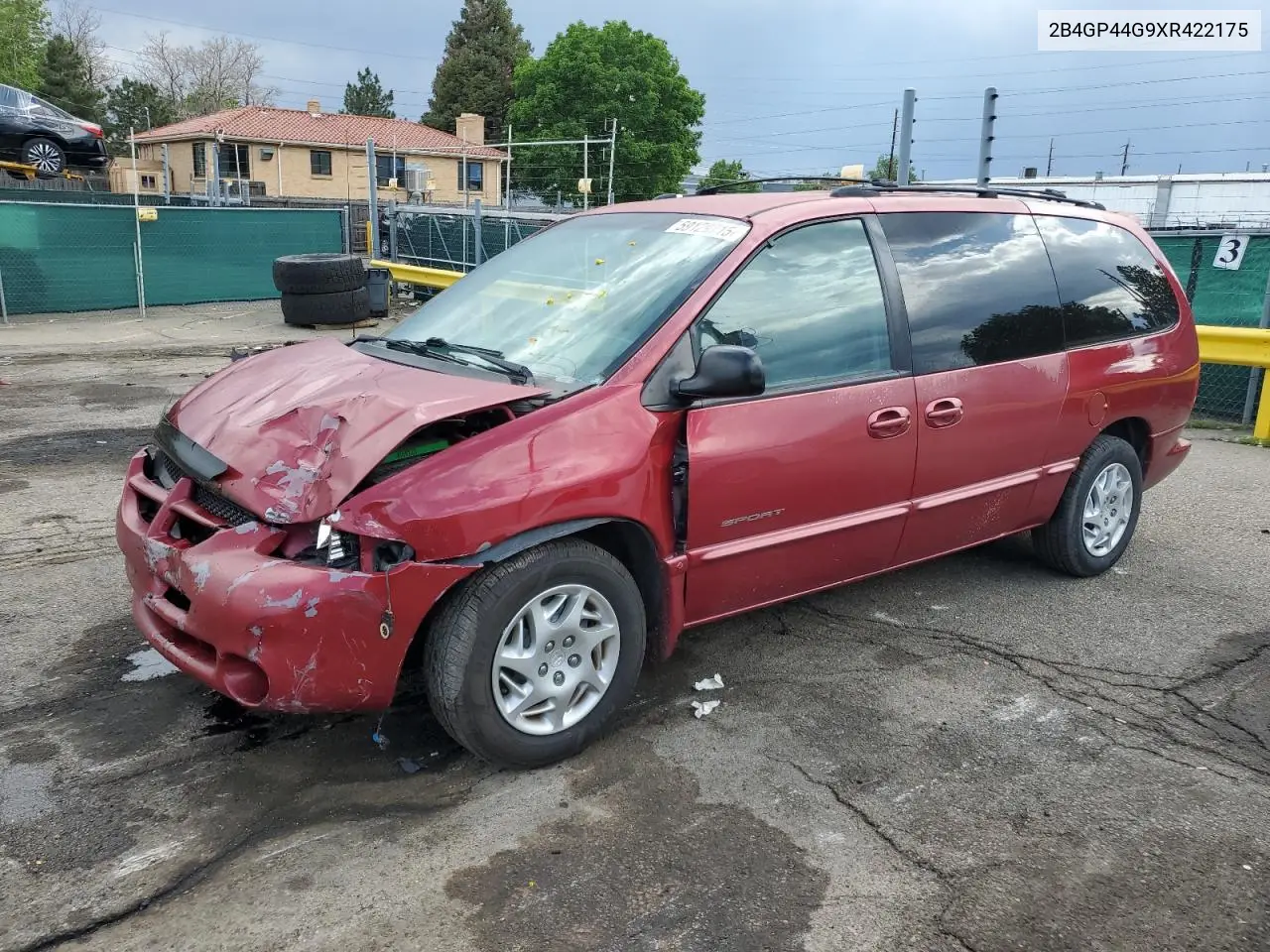 1999 Dodge Grand Caravan Se VIN: 2B4GP44G9XR422175 Lot: 59129715