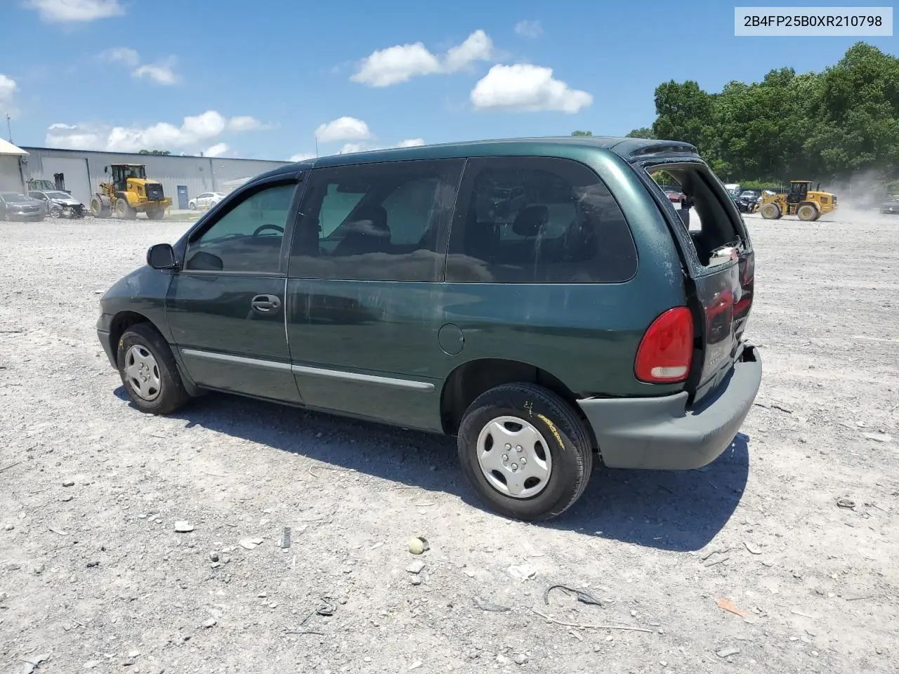 1999 Dodge Caravan VIN: 2B4FP25B0XR210798 Lot: 61211775
