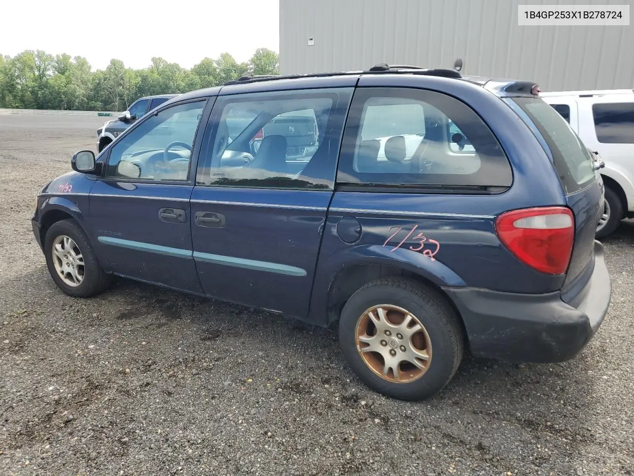 2001 Dodge Caravan Se VIN: 1B4GP253X1B278724 Lot: 56386365
