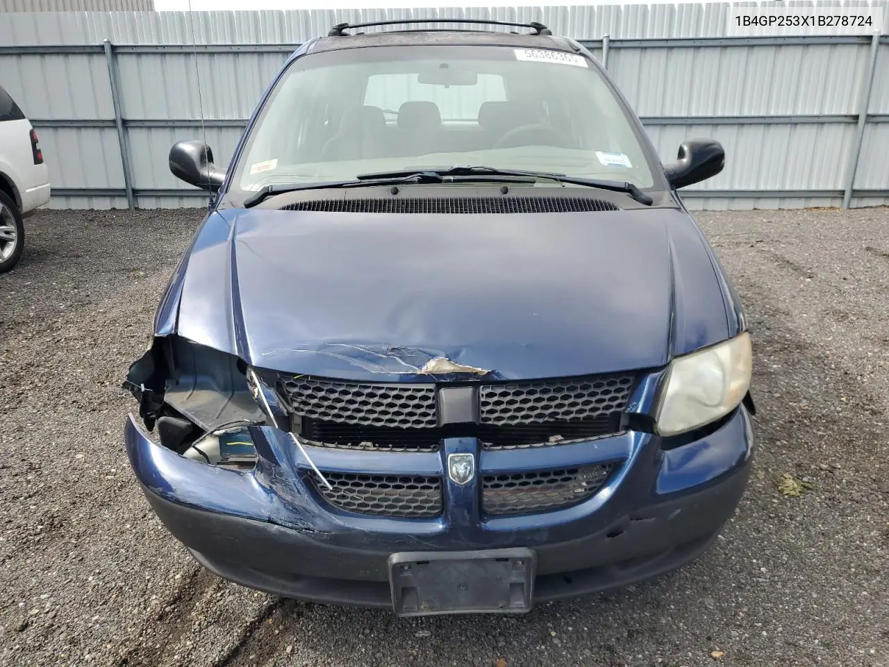 2001 Dodge Caravan Se VIN: 1B4GP253X1B278724 Lot: 56386365