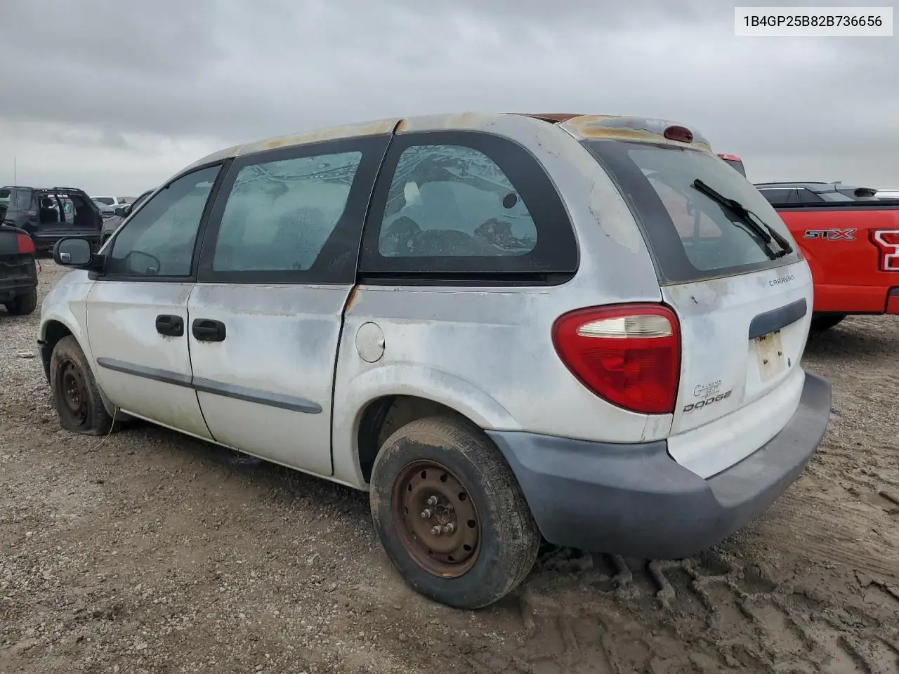 2002 Dodge Caravan Se VIN: 1B4GP25B82B736656 Lot: 51178035