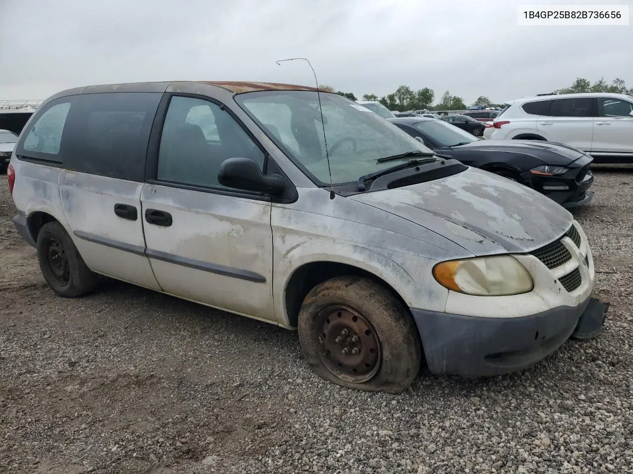 2002 Dodge Caravan Se VIN: 1B4GP25B82B736656 Lot: 51178035
