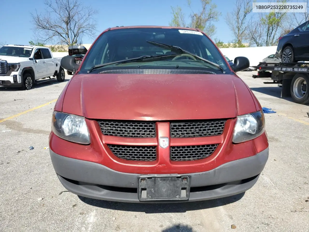 2002 Dodge Caravan Se VIN: 1B8GP25322B735249 Lot: 52418915