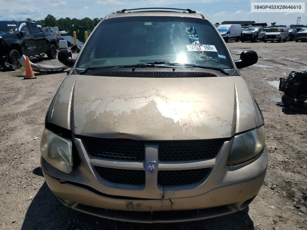 2002 Dodge Caravan Sport VIN: 1B4GP453X2B646610 Lot: 56537165