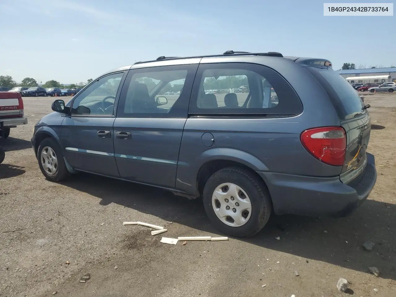 2002 Dodge Grand Caravan Se VIN: 1B4GP24342B733764 Lot: 60354835