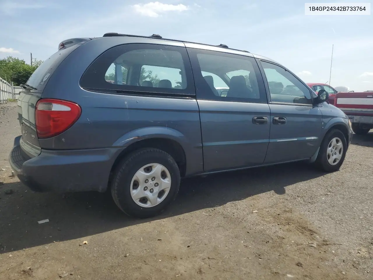 2002 Dodge Grand Caravan Se VIN: 1B4GP24342B733764 Lot: 60354835