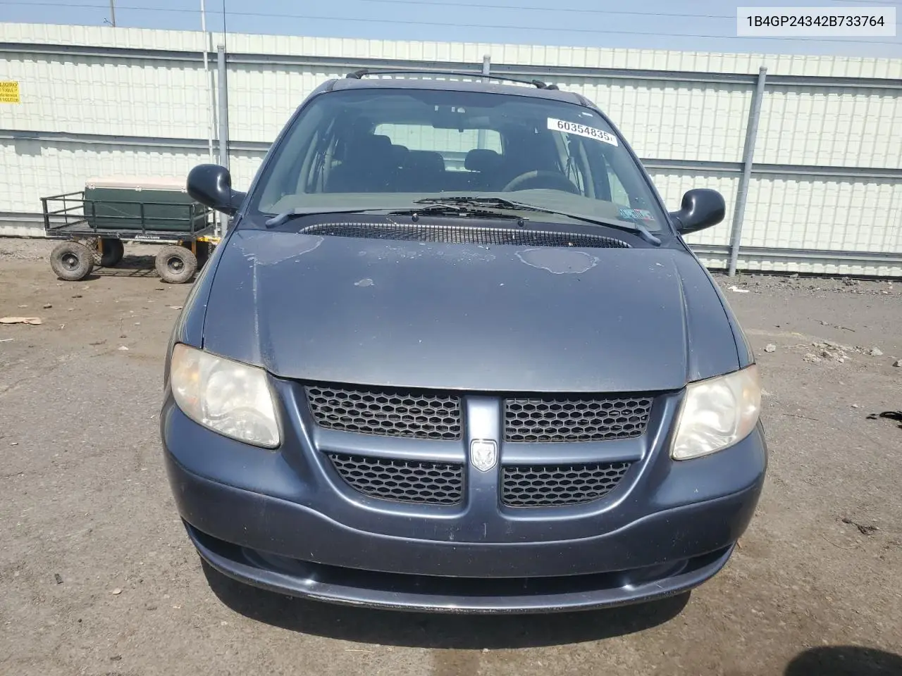 2002 Dodge Grand Caravan Se VIN: 1B4GP24342B733764 Lot: 60354835