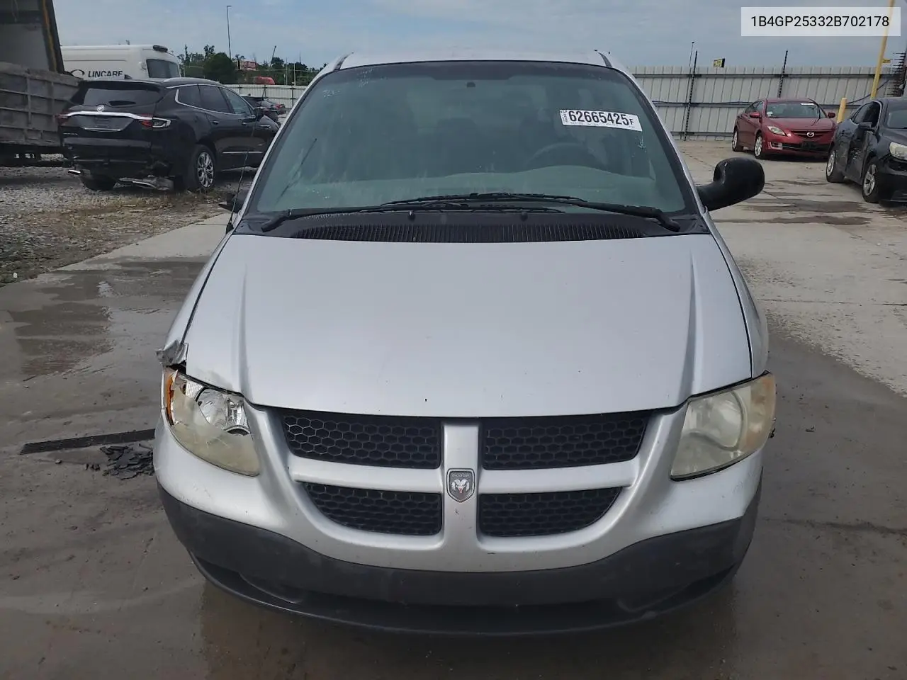 2002 Dodge Caravan Se VIN: 1B4GP25332B702178 Lot: 62665425