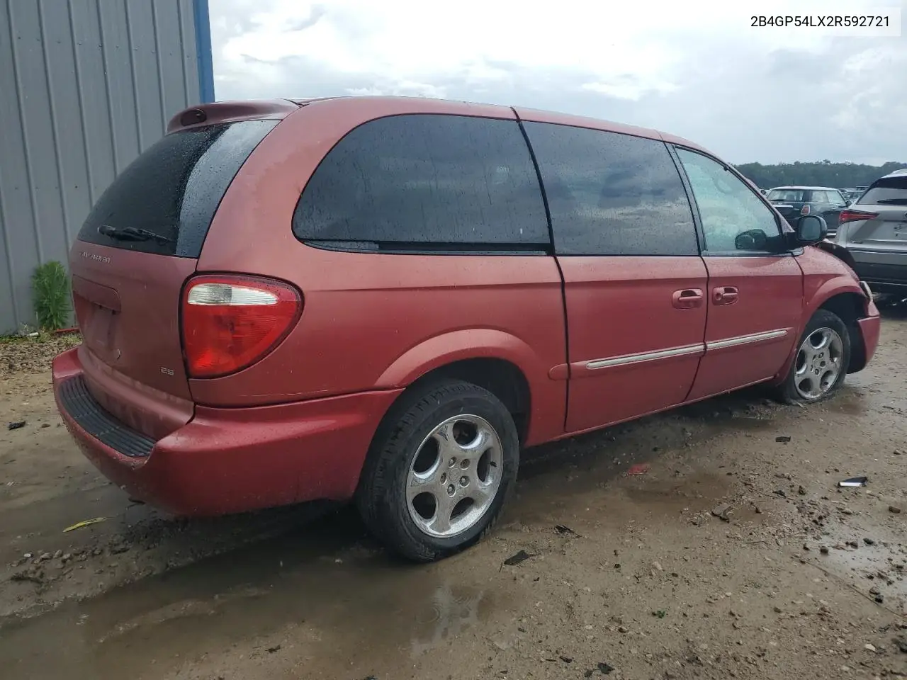2002 Dodge Grand Caravan Es VIN: 2B4GP54LX2R592721 Lot: 62667225