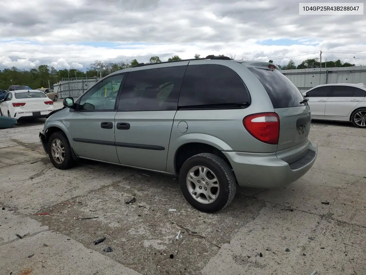 2003 Dodge Caravan Se VIN: 1D4GP25R43B288047 Lot: 55619655