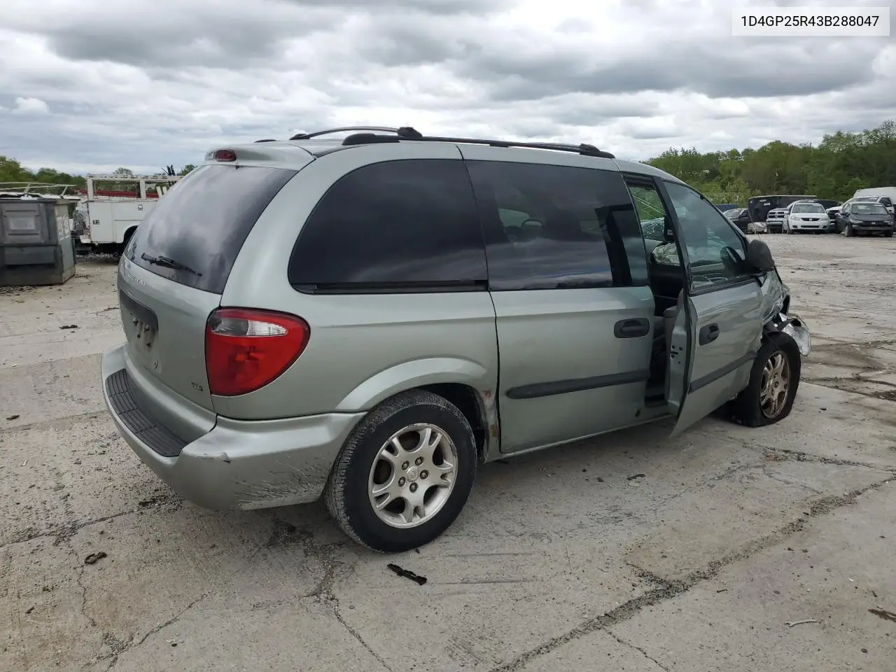 2003 Dodge Caravan Se VIN: 1D4GP25R43B288047 Lot: 55619655