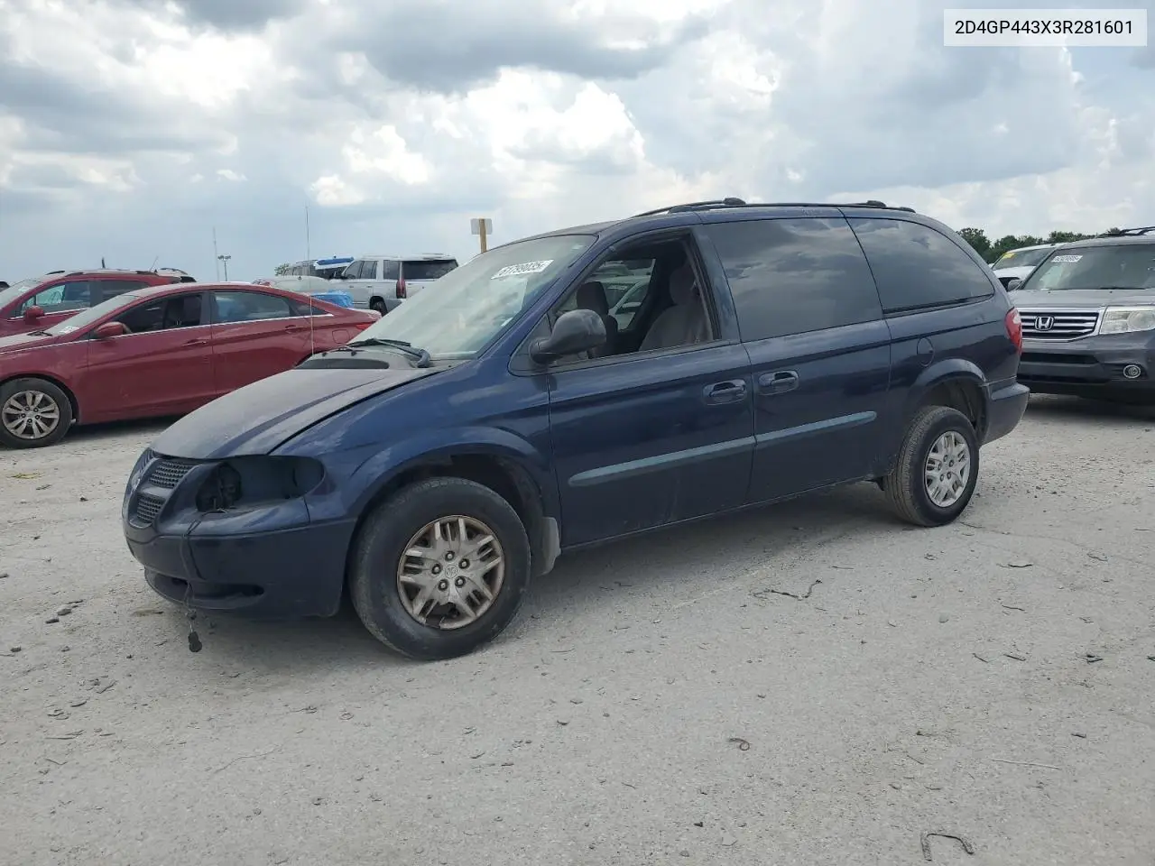 2003 Dodge Grand Caravan Sport VIN: 2D4GP443X3R281601 Lot: 61799035