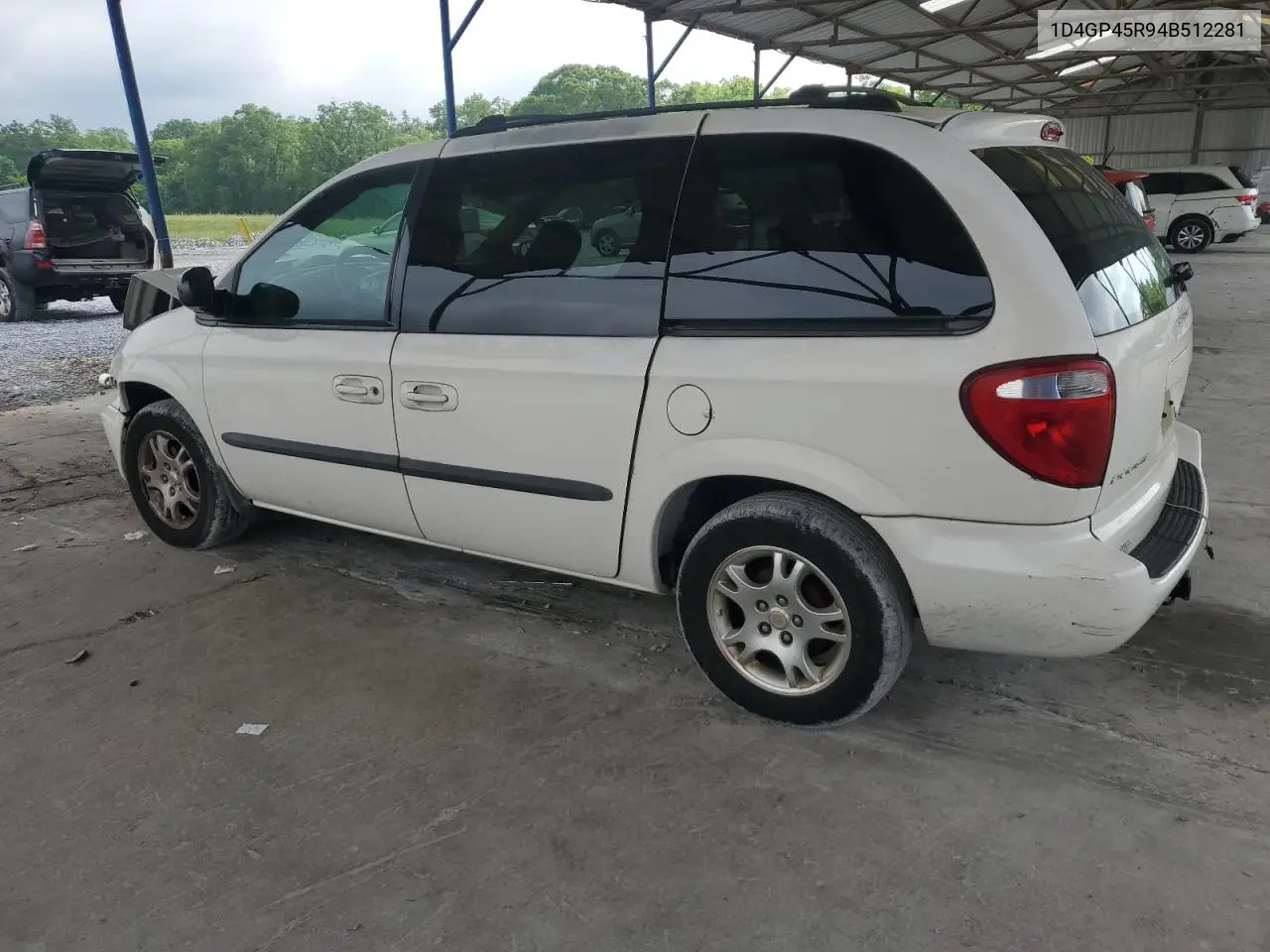 2004 Dodge Caravan Sxt VIN: 1D4GP45R94B512281 Lot: 55937235
