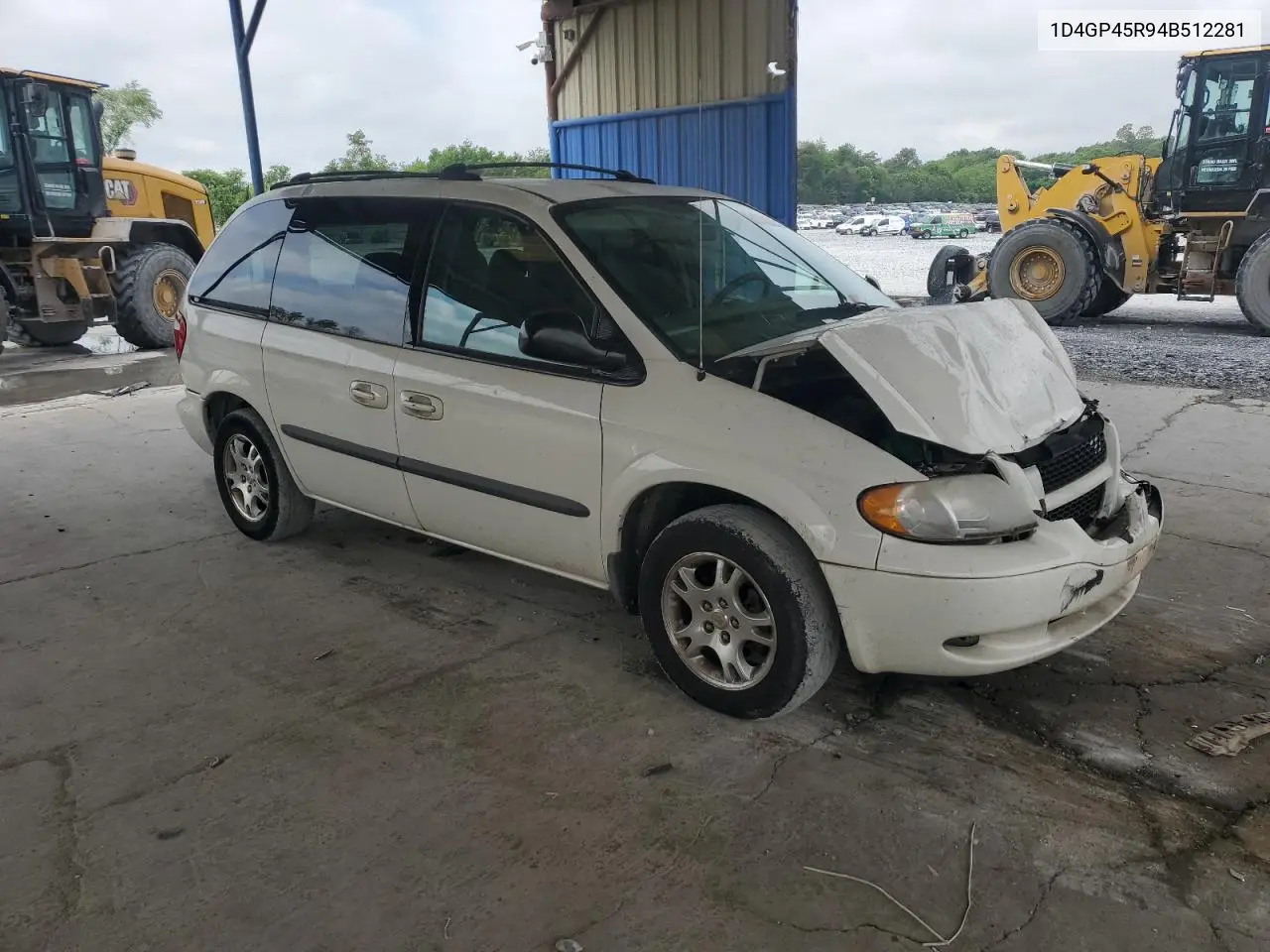 2004 Dodge Caravan Sxt VIN: 1D4GP45R94B512281 Lot: 55937235