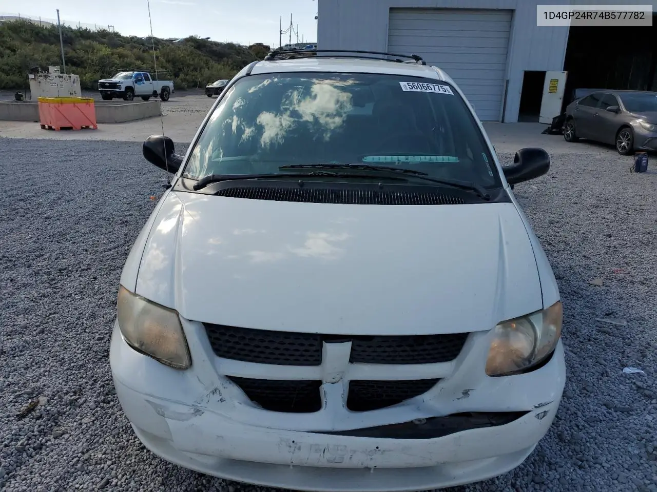 2004 Dodge Grand Caravan Se VIN: 1D4GP24R74B577782 Lot: 56066775