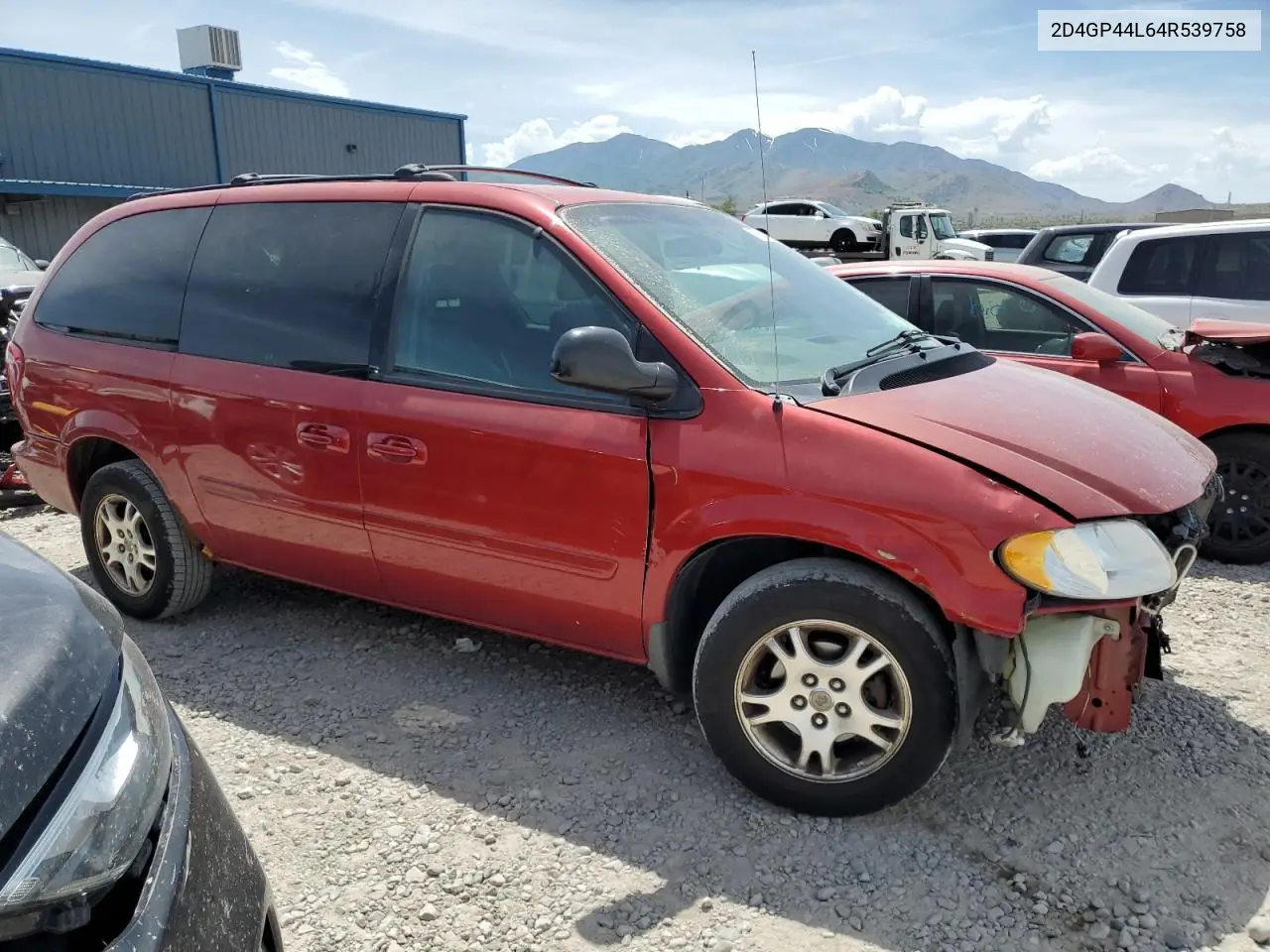 2004 Dodge Grand Caravan Sxt VIN: 2D4GP44L64R539758 Lot: 58824385