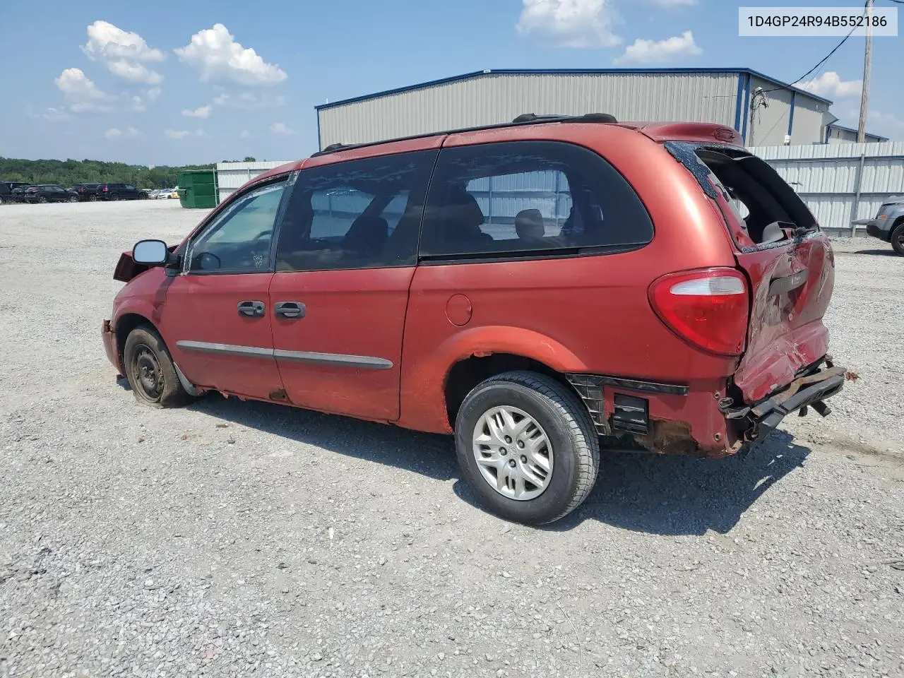 2004 Dodge Grand Caravan Se VIN: 1D4GP24R94B552186 Lot: 62275625