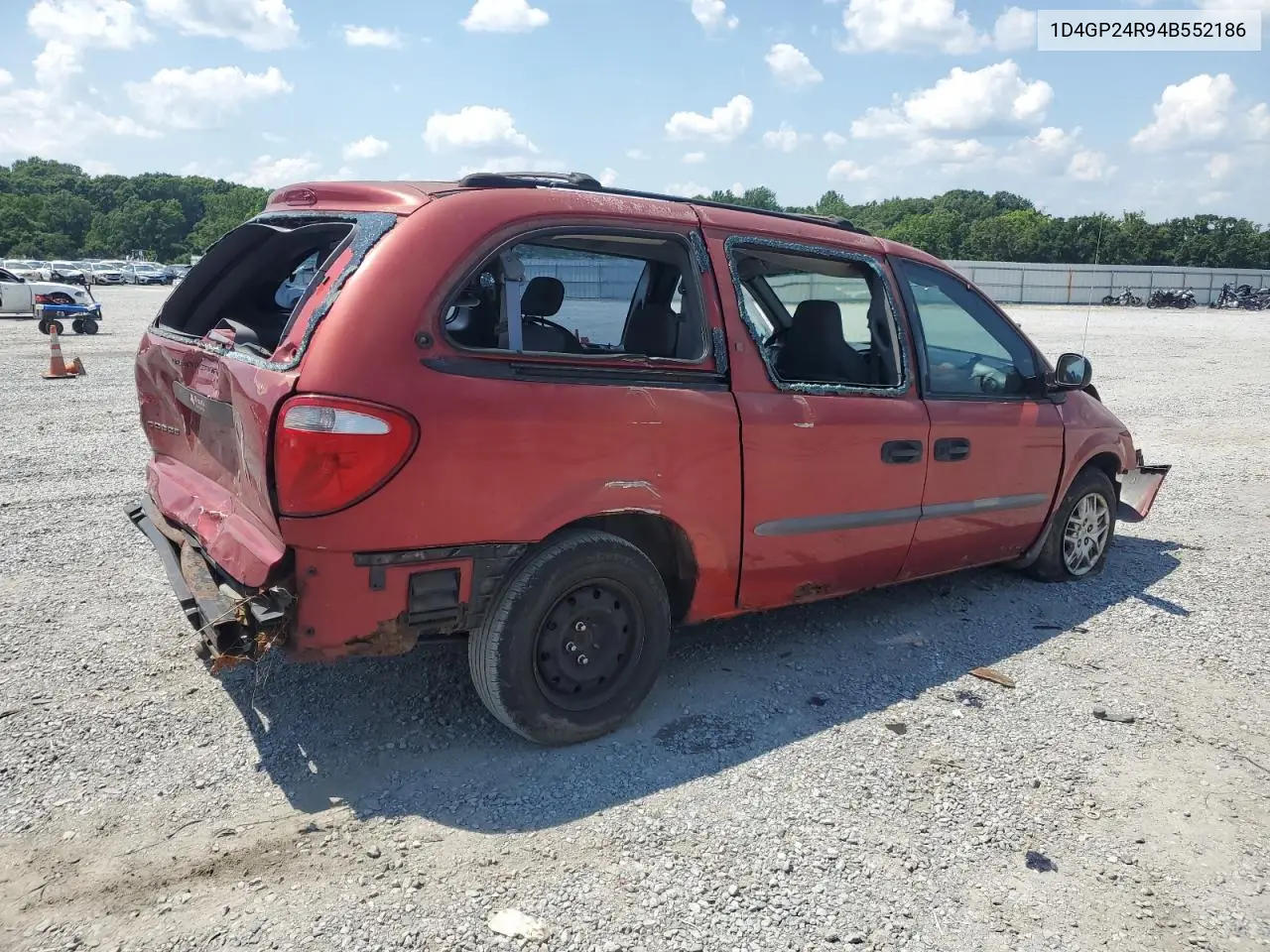 2004 Dodge Grand Caravan Se VIN: 1D4GP24R94B552186 Lot: 62275625