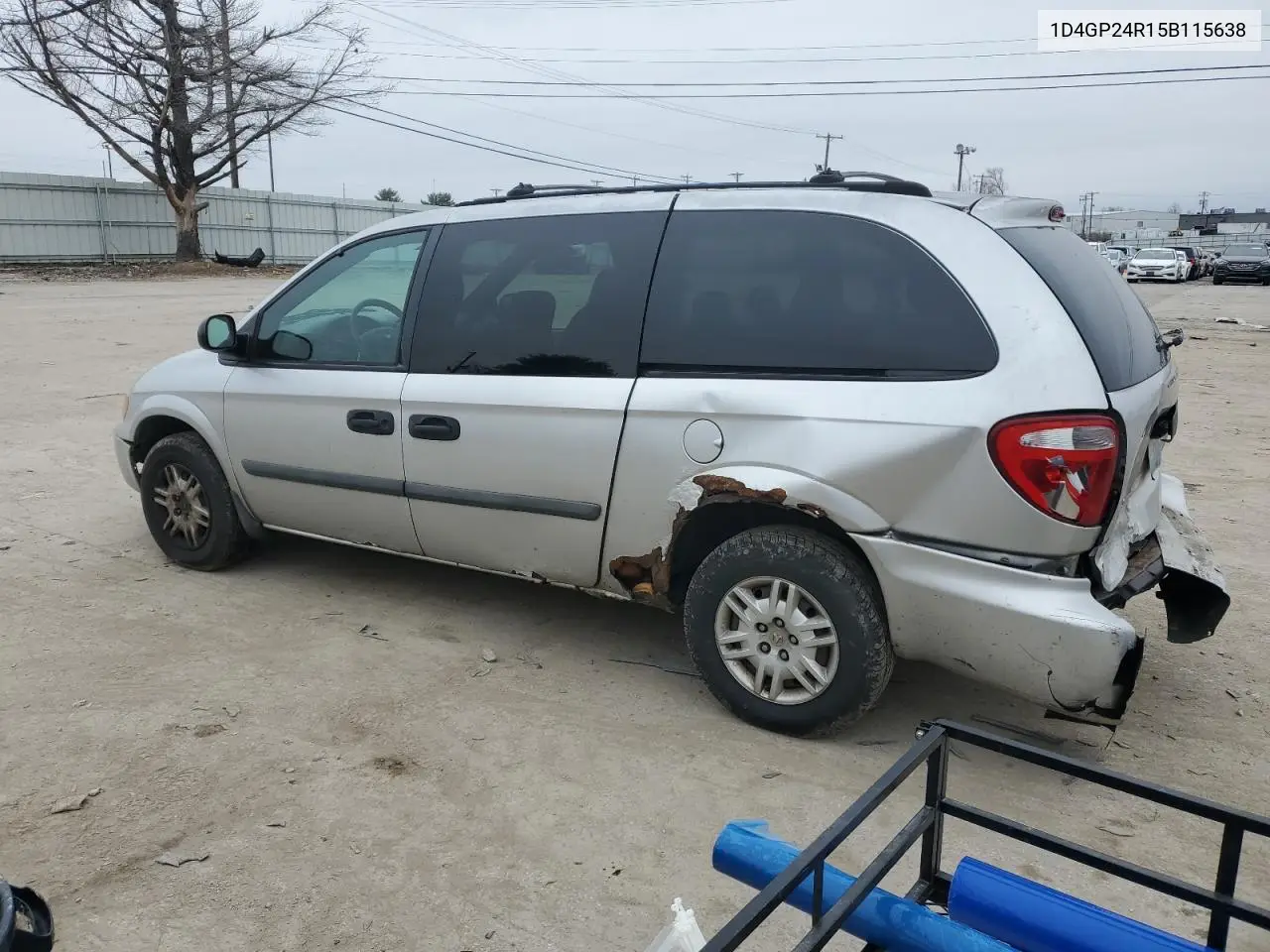2005 Dodge Grand Caravan Se VIN: 1D4GP24R15B115638 Lot: 43551505