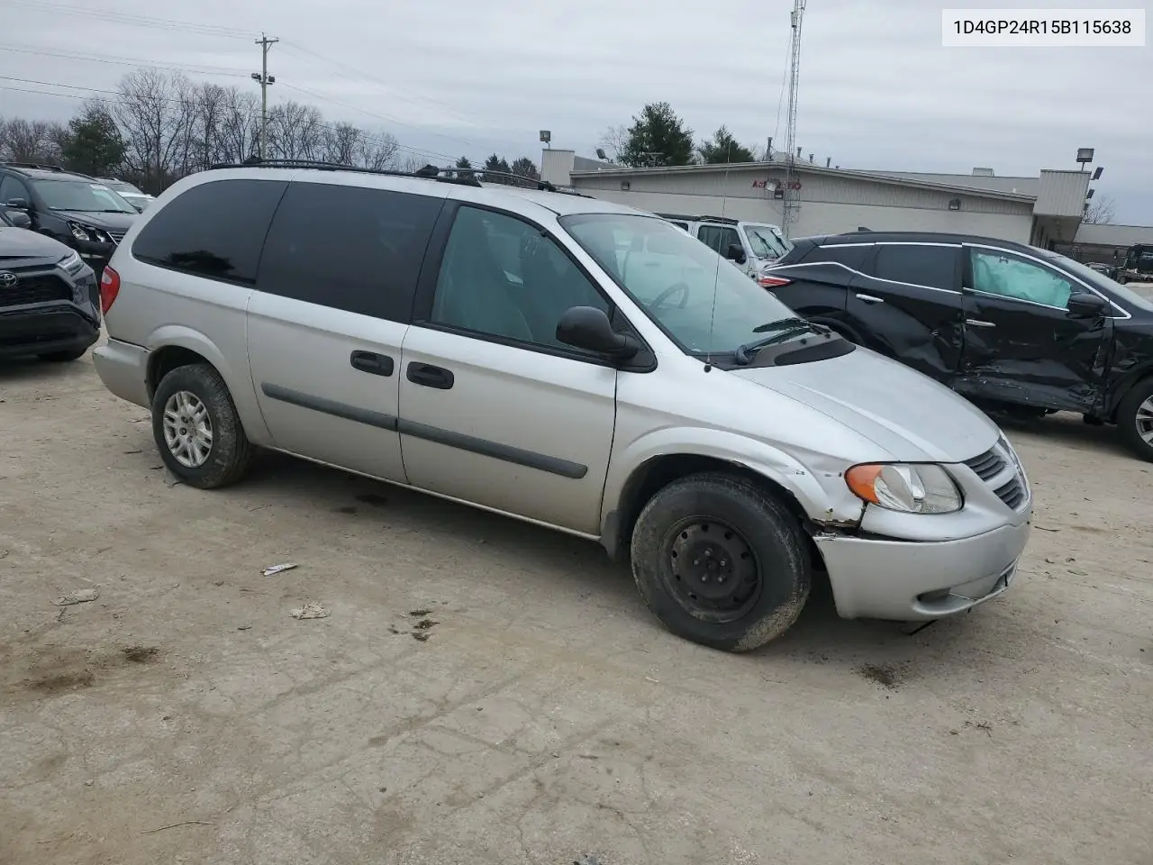 2005 Dodge Grand Caravan Se VIN: 1D4GP24R15B115638 Lot: 43551505