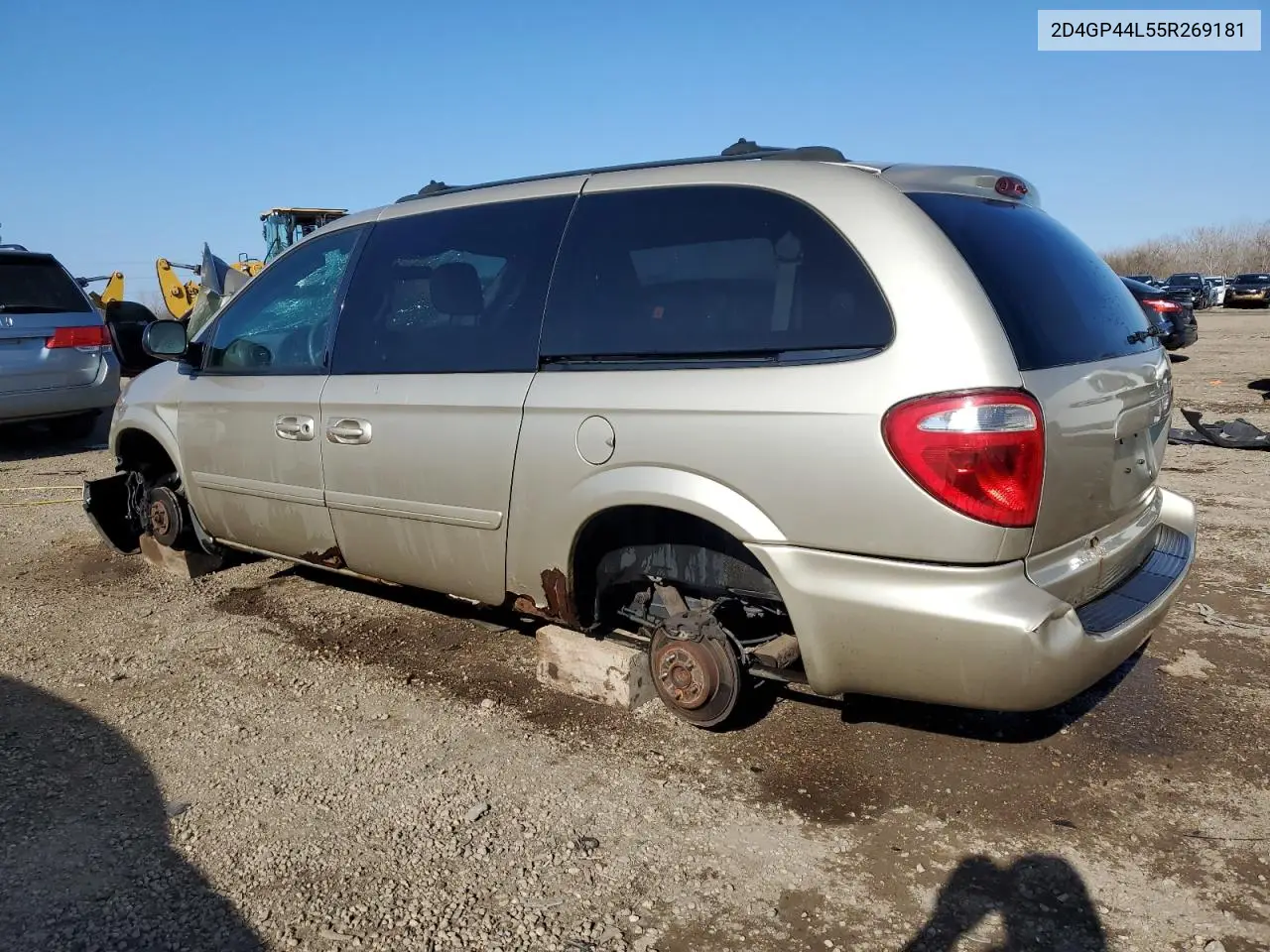 2005 Dodge Grand Caravan Sxt VIN: 2D4GP44L55R269181 Lot: 52686155