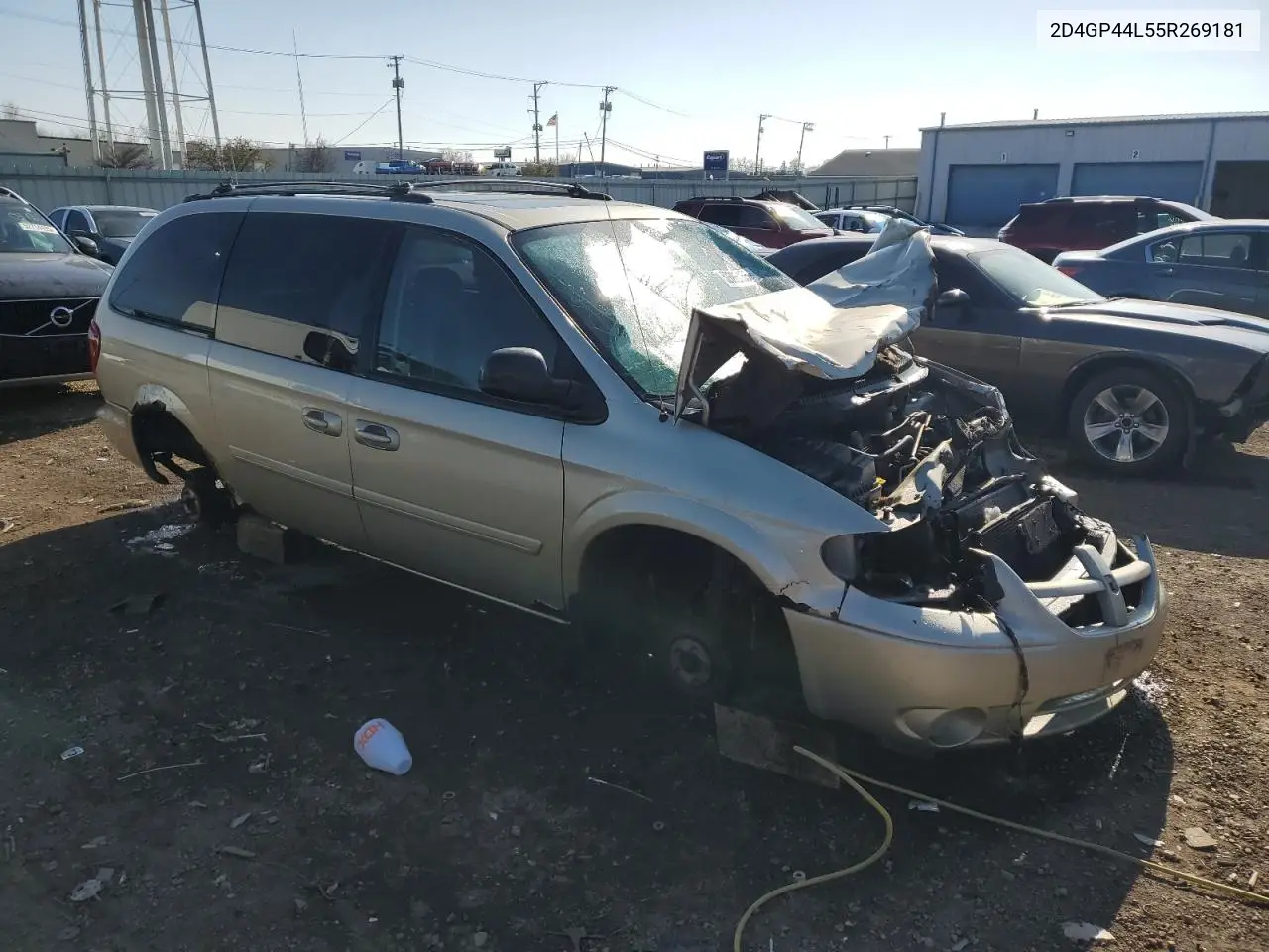 2005 Dodge Grand Caravan Sxt VIN: 2D4GP44L55R269181 Lot: 52686155