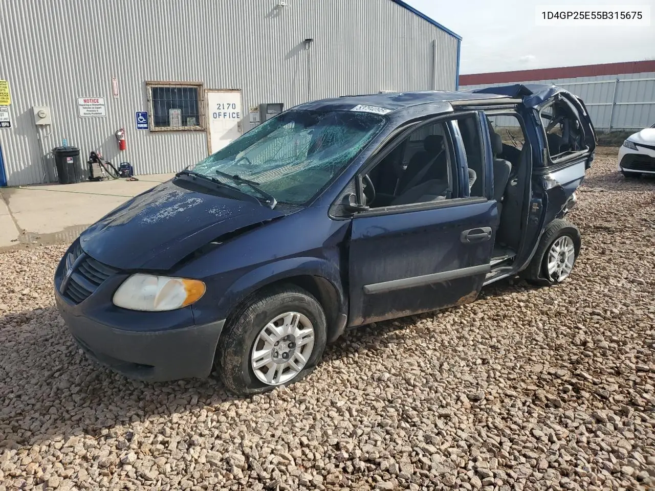 2005 Dodge Caravan Se VIN: 1D4GP25E55B315675 Lot: 53794095