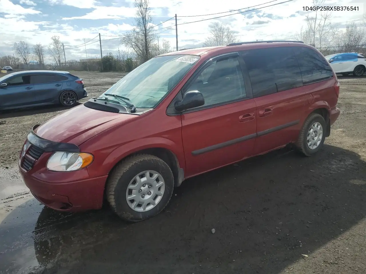 2005 Dodge Caravan Se VIN: 1D4GP25RX5B376541 Lot: 55258265