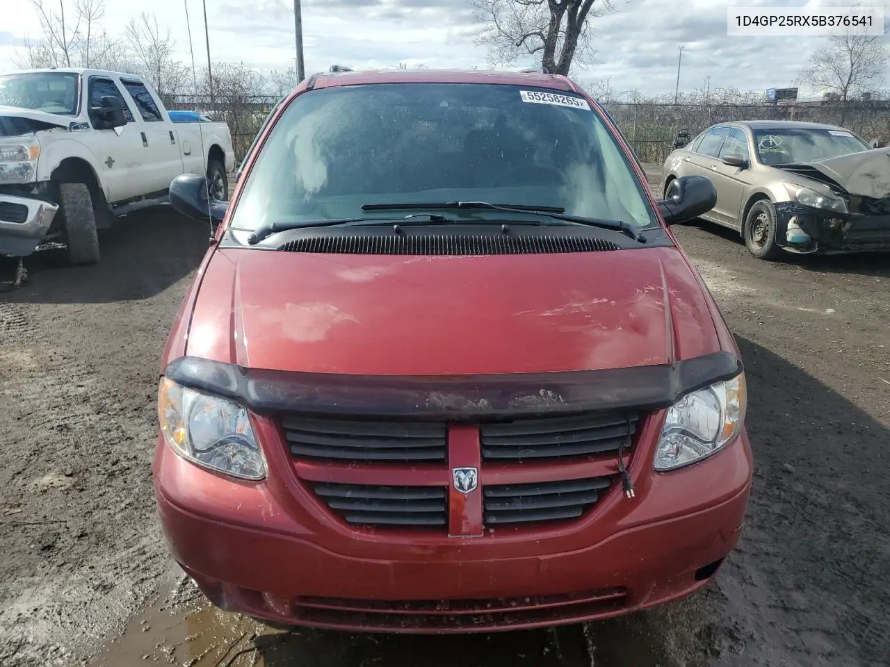 2005 Dodge Caravan Se VIN: 1D4GP25RX5B376541 Lot: 55258265