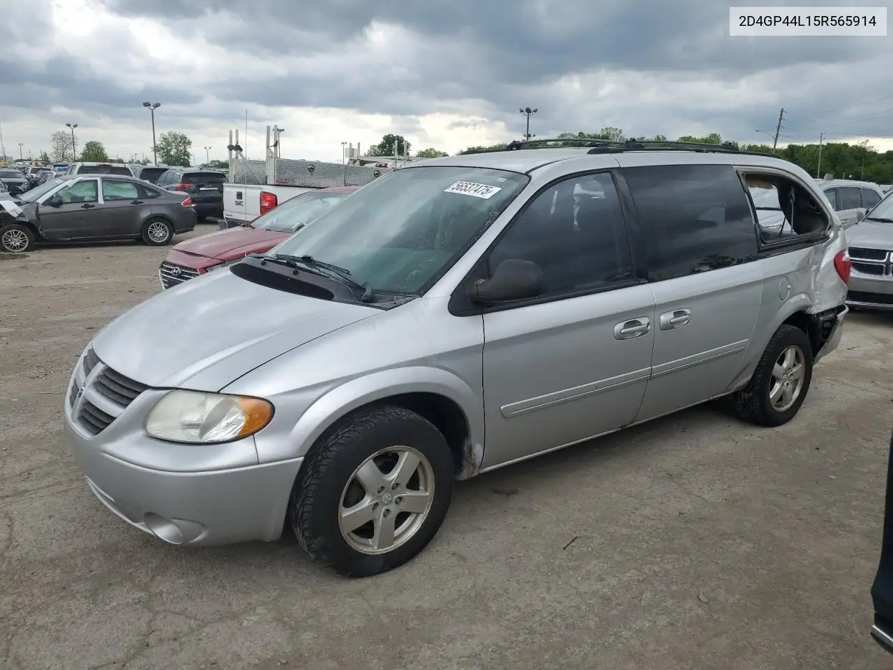 2005 Dodge Grand Caravan Sxt VIN: 2D4GP44L15R565914 Lot: 56537475