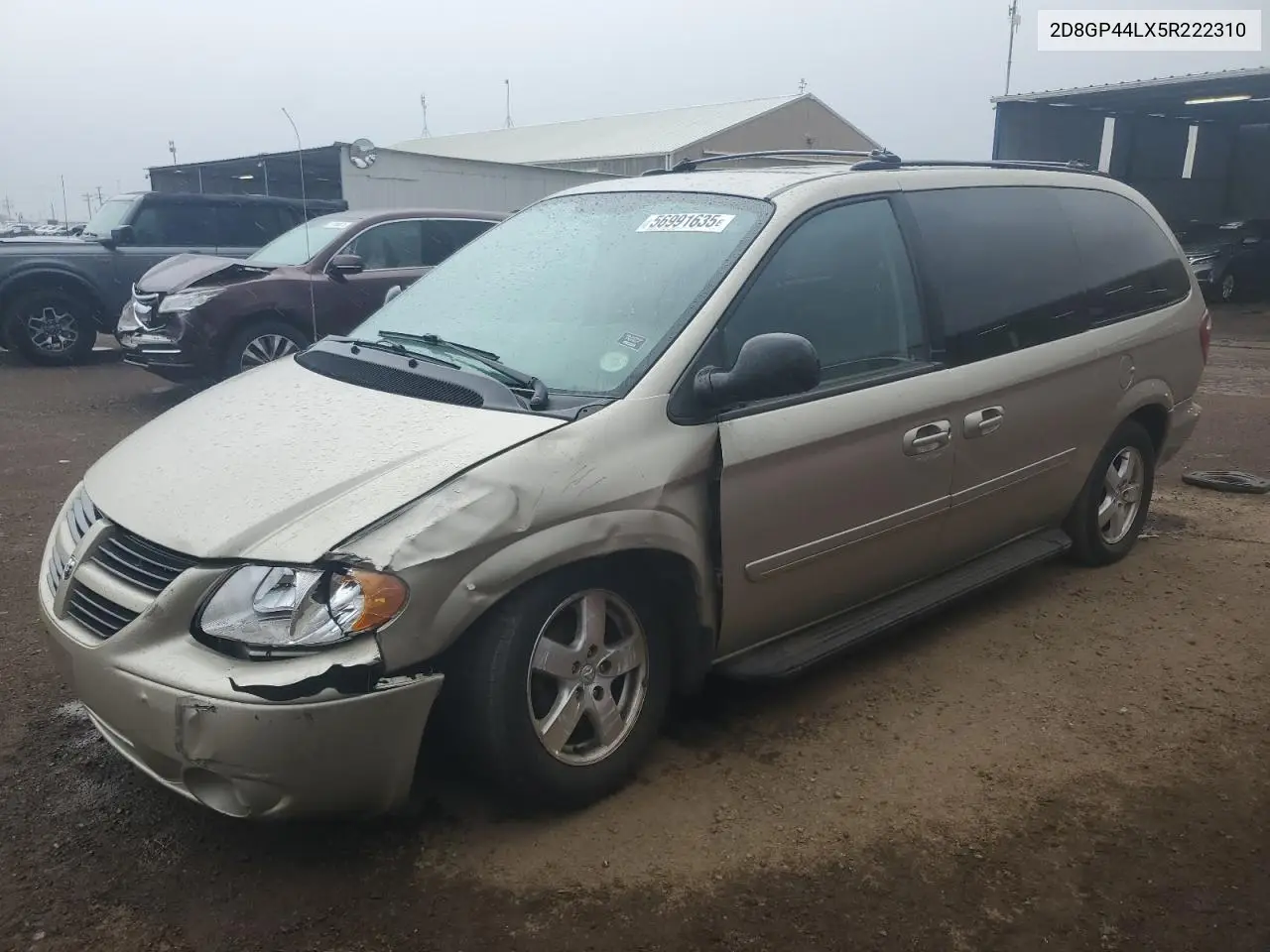 2005 Dodge Grand Caravan Sxt VIN: 2D8GP44LX5R222310 Lot: 56991635