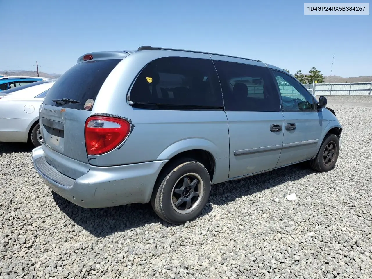 2005 Dodge Grand Caravan Se VIN: 1D4GP24RX5B384267 Lot: 59364325