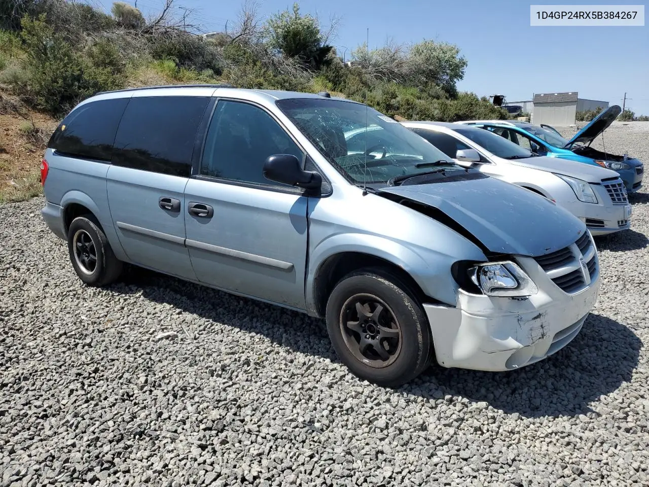 2005 Dodge Grand Caravan Se VIN: 1D4GP24RX5B384267 Lot: 59364325
