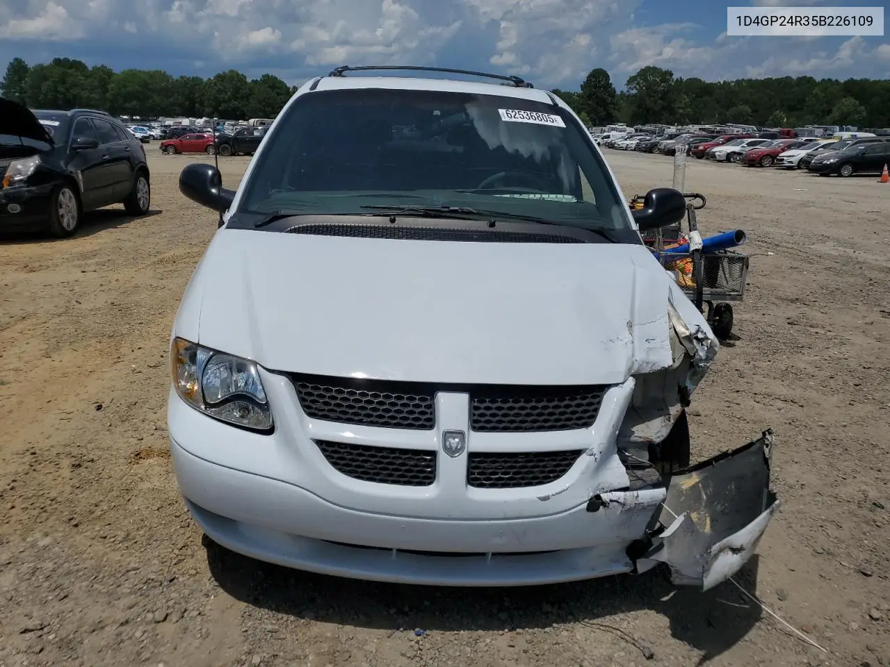2005 Dodge Grand Caravan Se VIN: 1D4GP24R35B226109 Lot: 62536805