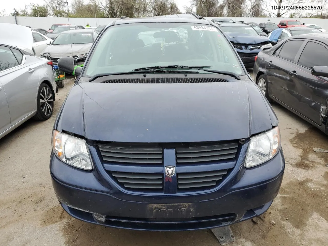 2005 Dodge Grand Caravan Se VIN: 1D4GP24R65B225570 Lot: 87389614