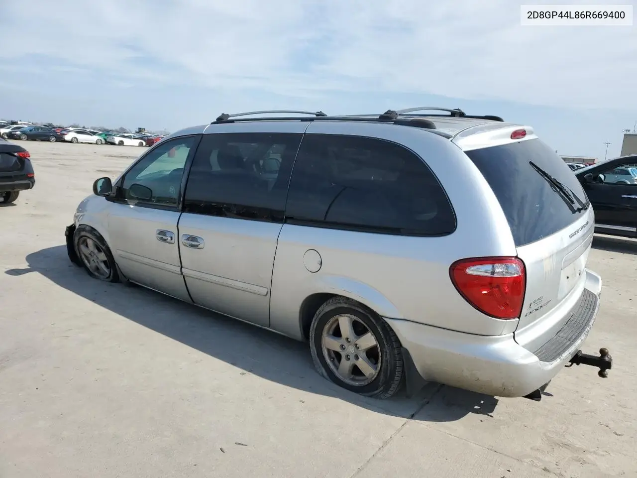 2006 Dodge Grand Caravan Sxt VIN: 2D8GP44L86R669400 Lot: 45059735