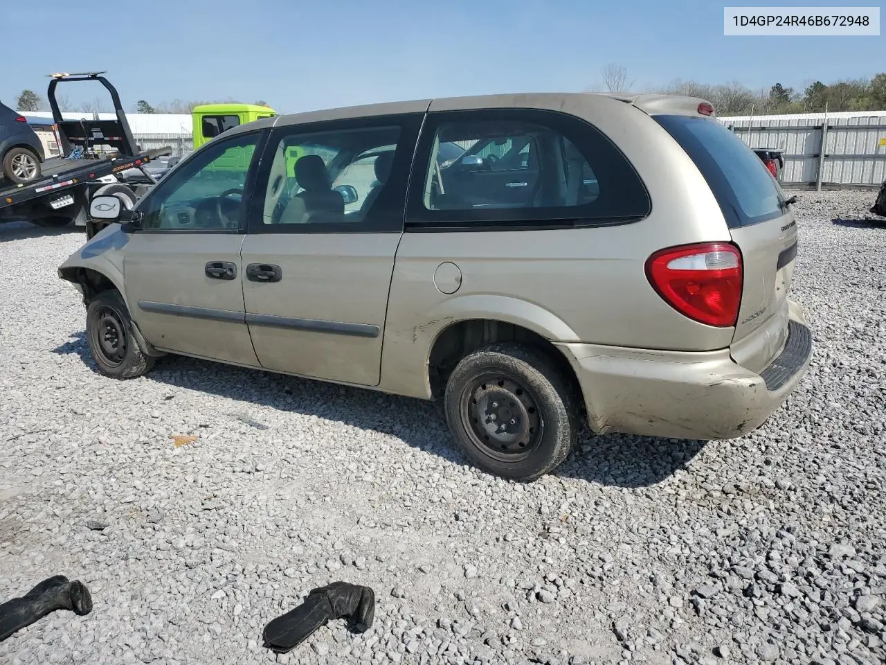 2006 Dodge Grand Caravan Se VIN: 1D4GP24R46B672948 Lot: 50999325