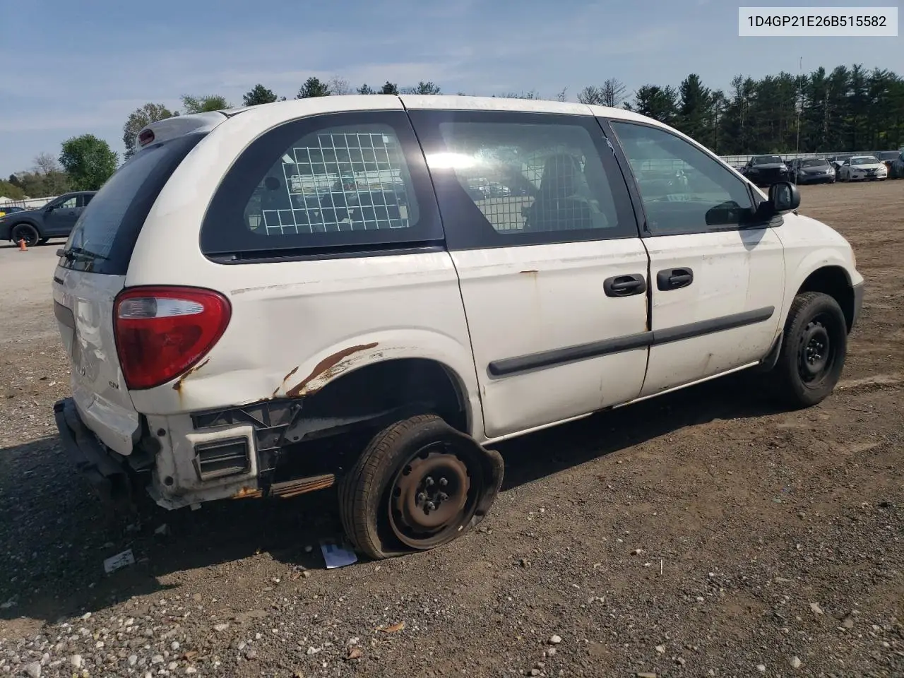 2006 Dodge Caravan C/V VIN: 1D4GP21E26B515582 Lot: 54071105