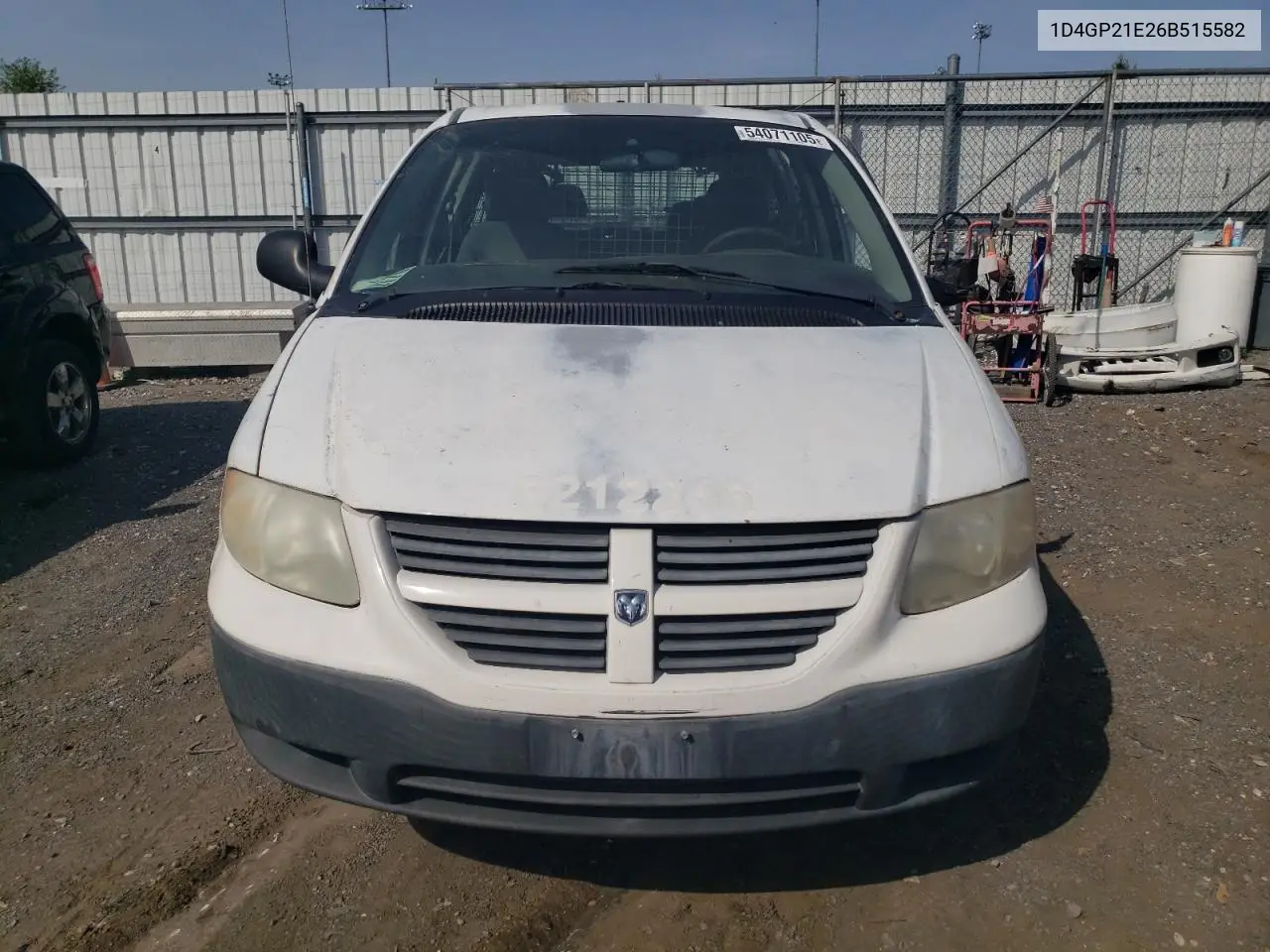 2006 Dodge Caravan C/V VIN: 1D4GP21E26B515582 Lot: 54071105