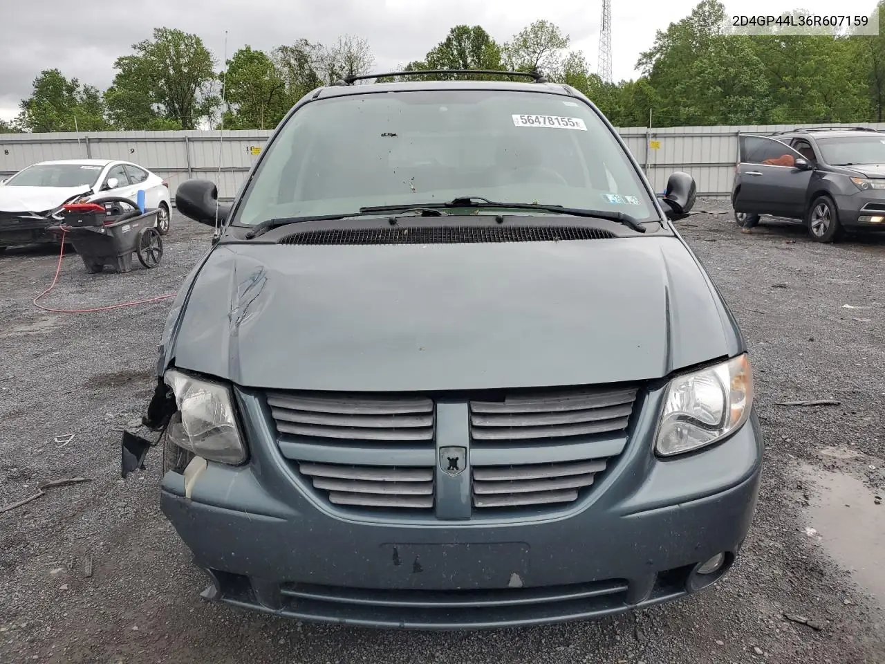 2006 Dodge Grand Caravan Sxt VIN: 2D4GP44L36R607159 Lot: 56478155