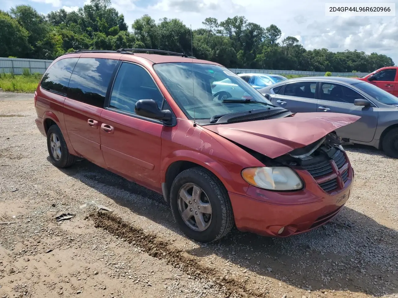 2006 Dodge Grand Caravan Sxt VIN: 2D4GP44L96R620966 Lot: 60501485