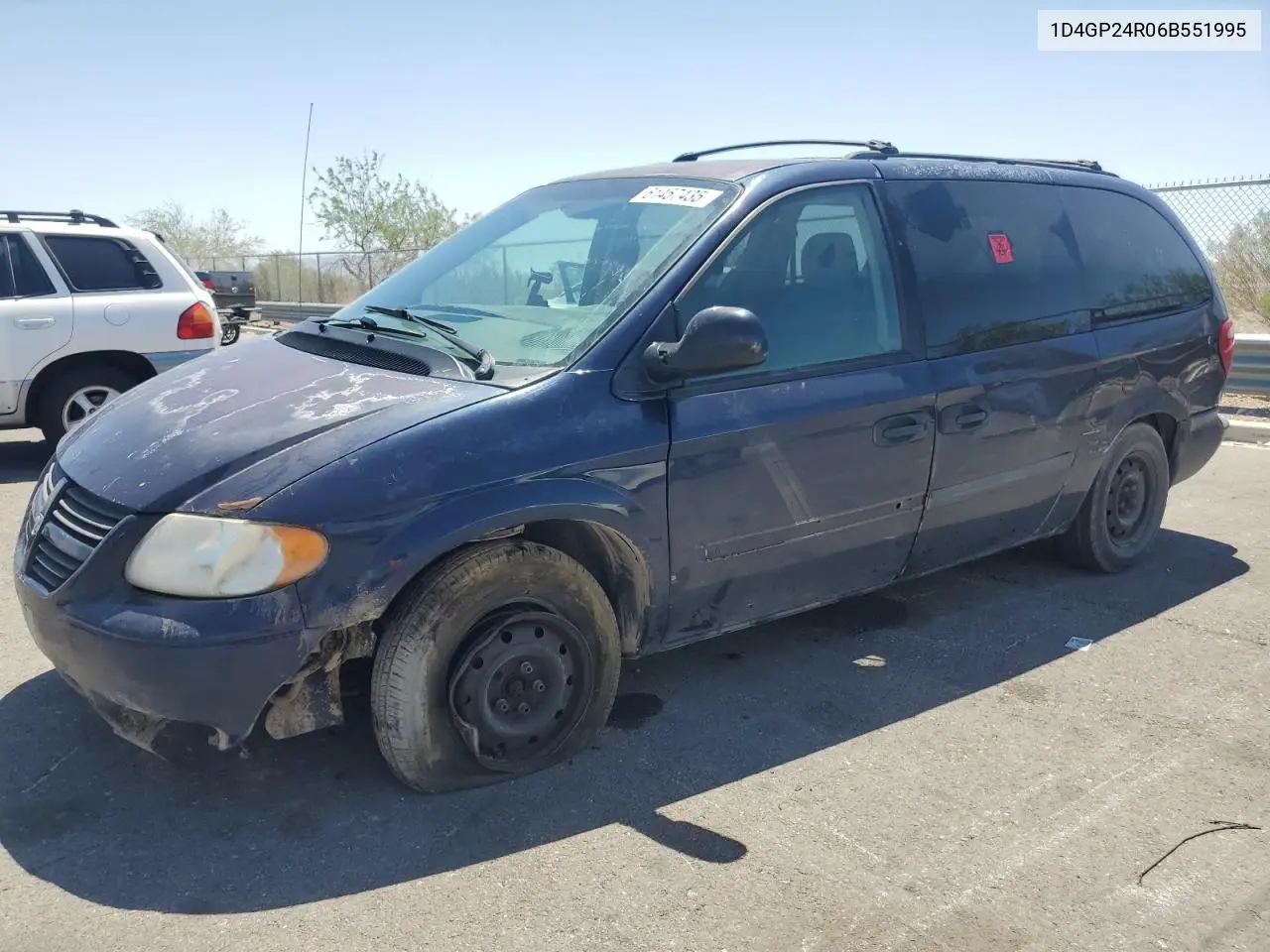 2006 Dodge Grand Caravan Se VIN: 1D4GP24R06B551995 Lot: 61457435