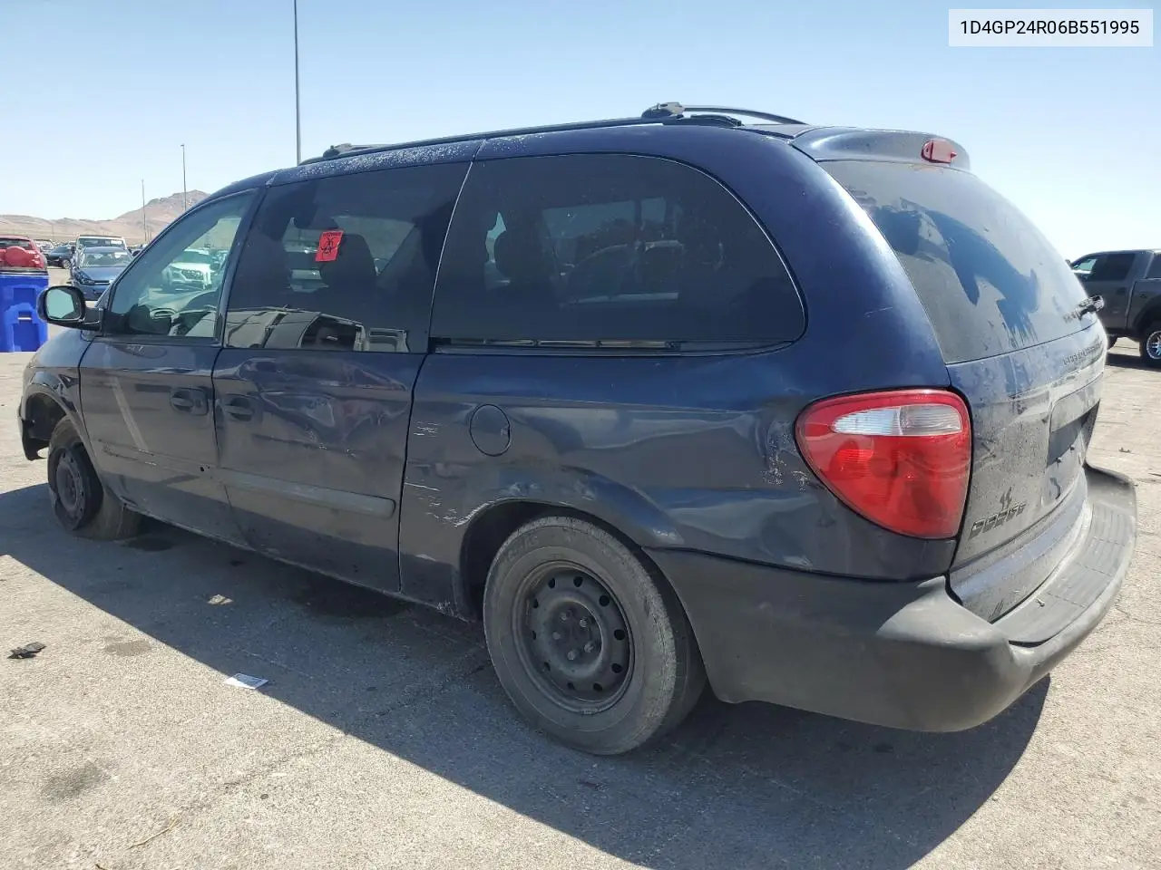 2006 Dodge Grand Caravan Se VIN: 1D4GP24R06B551995 Lot: 61457435