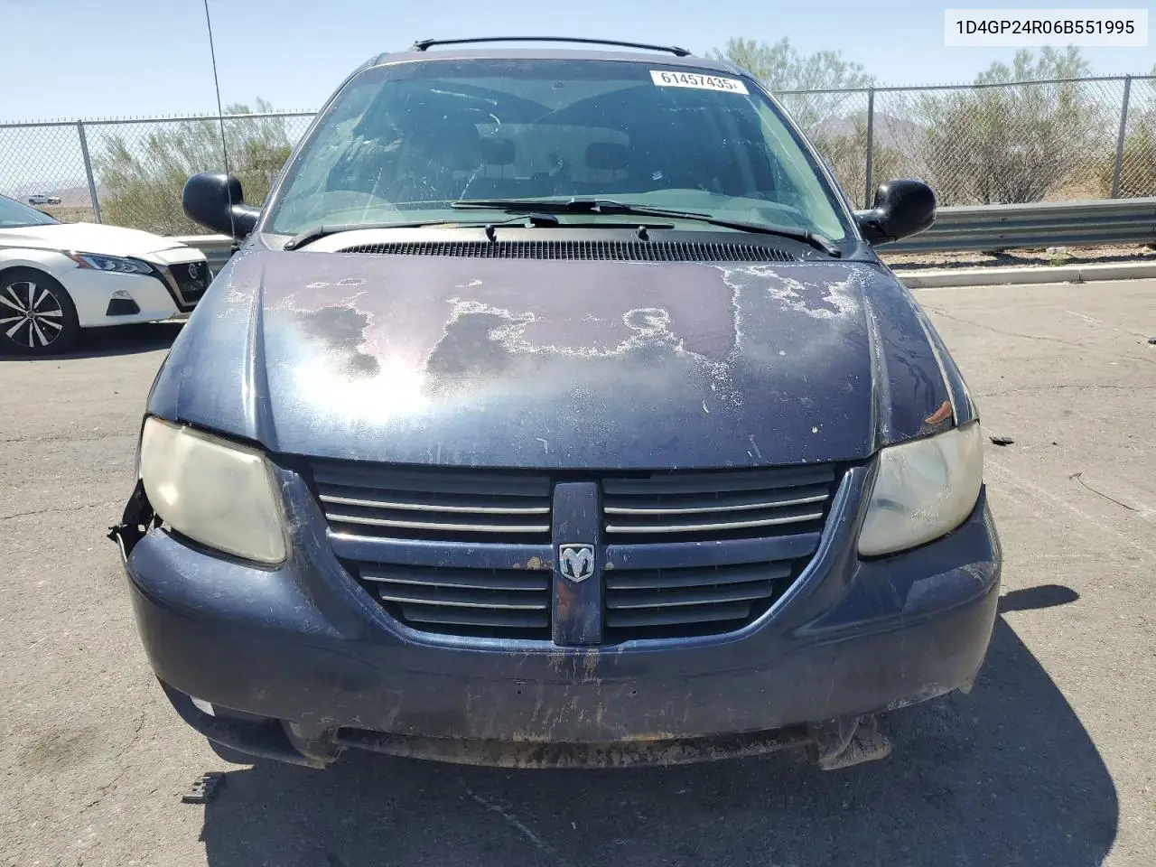 2006 Dodge Grand Caravan Se VIN: 1D4GP24R06B551995 Lot: 61457435