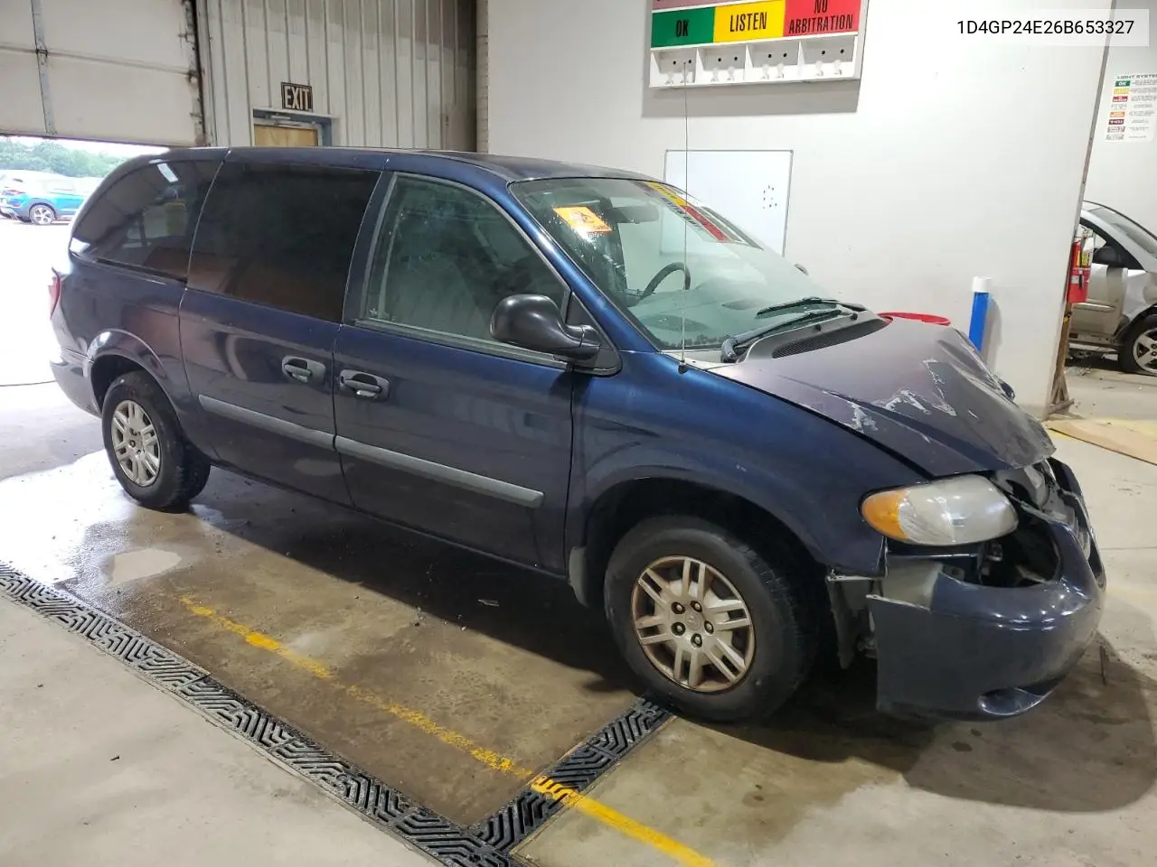 2006 Dodge Grand Caravan Se VIN: 1D4GP24E26B653327 Lot: 61807665