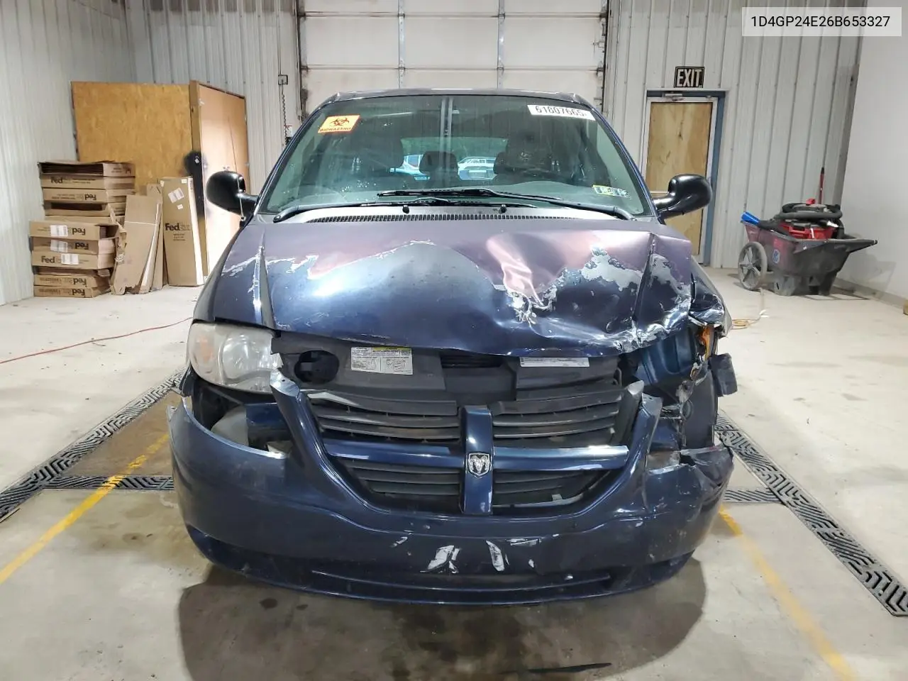 2006 Dodge Grand Caravan Se VIN: 1D4GP24E26B653327 Lot: 61807665