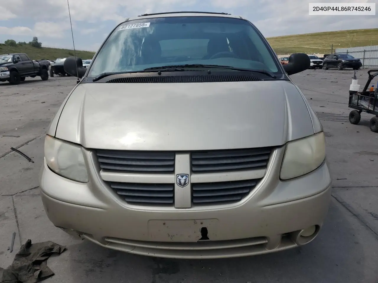 2006 Dodge Grand Caravan Sxt VIN: 2D4GP44L86R745246 Lot: 62127855