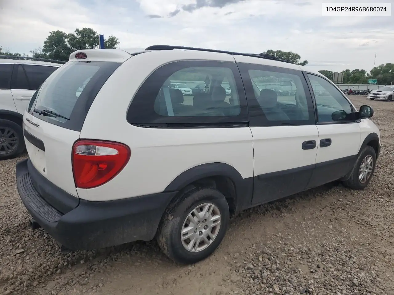 2006 Dodge Grand Caravan Se VIN: 1D4GP24R96B680074 Lot: 62687525