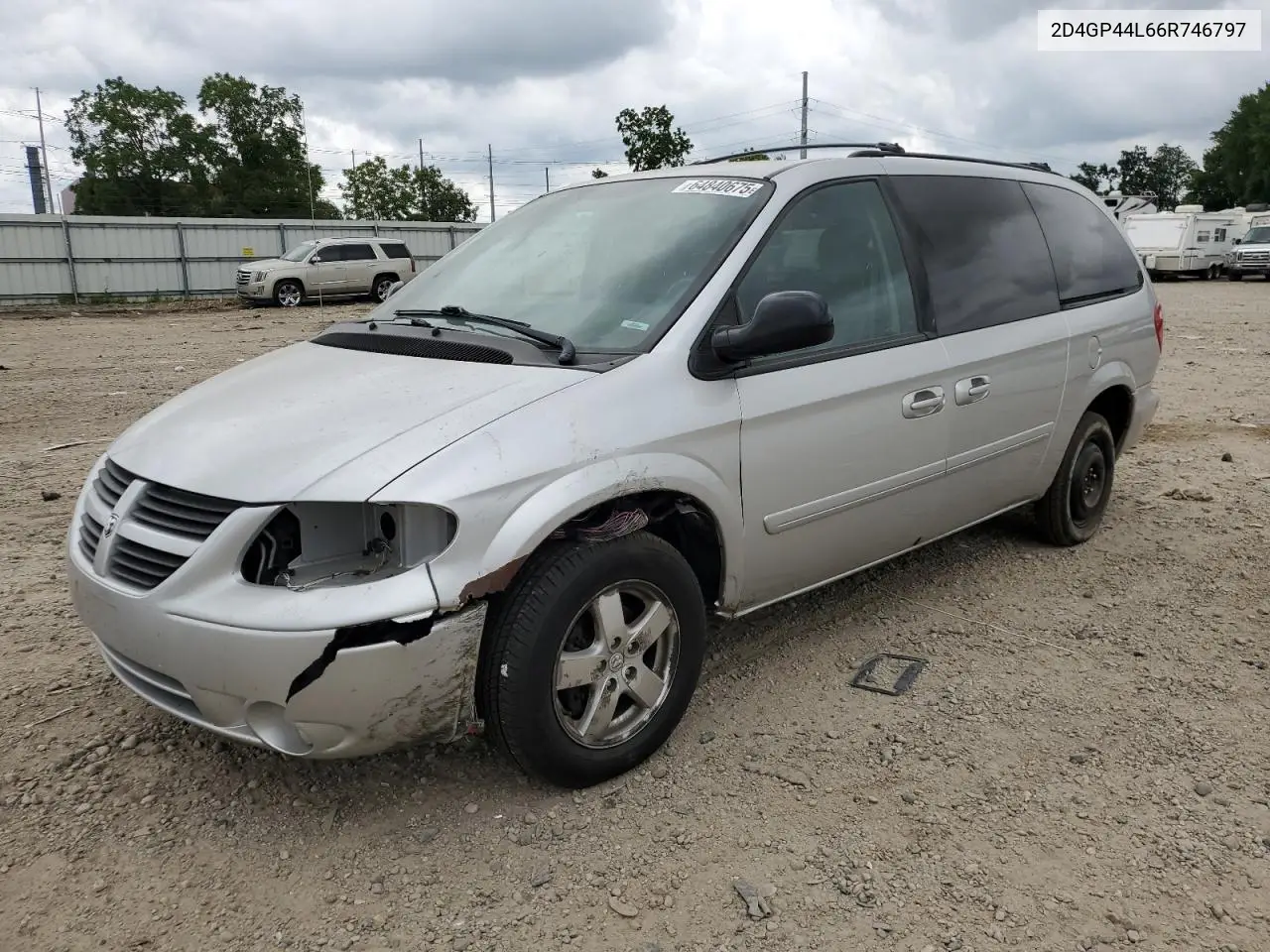 2006 Dodge Grand Caravan Sxt VIN: 2D4GP44L66R746797 Lot: 64840675